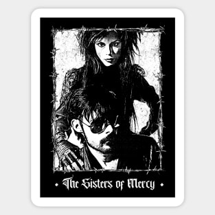 The Sisters Of Mercy /  Gothic Fan Art Design Sticker